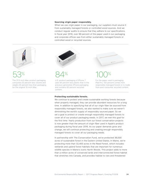 Apple Environmental Responsibility Report