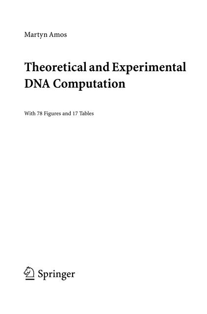 Theoretical and Experimental DNA Computation (Natural ...