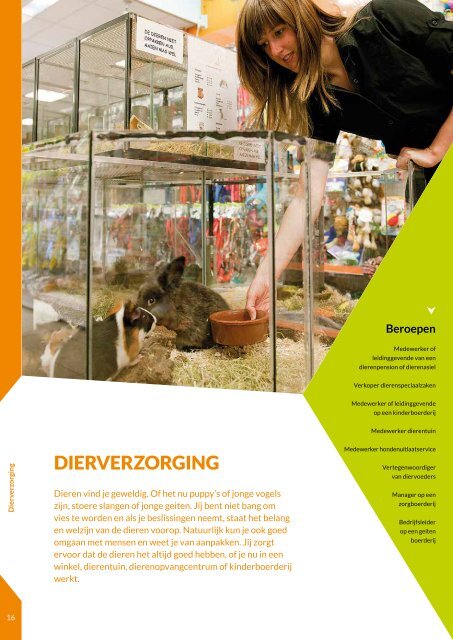 Brochure mbo Op weg naar jouw droombaan 2017-2018