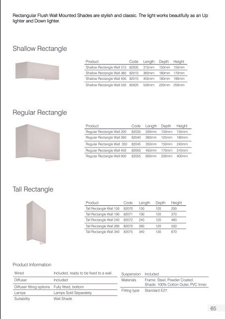 Iberian Lighting product catalogue