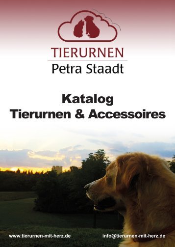 Katalog - Tierurnen & Accessoires