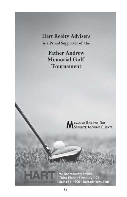 2017 Fr Andrew Charity Golf Tournament Program Book