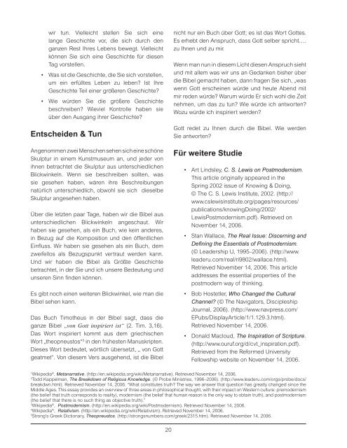 The HOPE Study Guide (GERMAN)