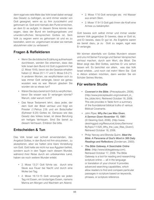 The HOPE Study Guide (GERMAN)