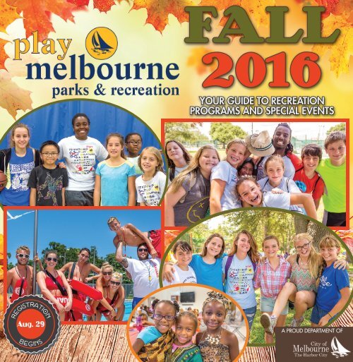 Play Melbourne Parks & Recreation Fall 2016