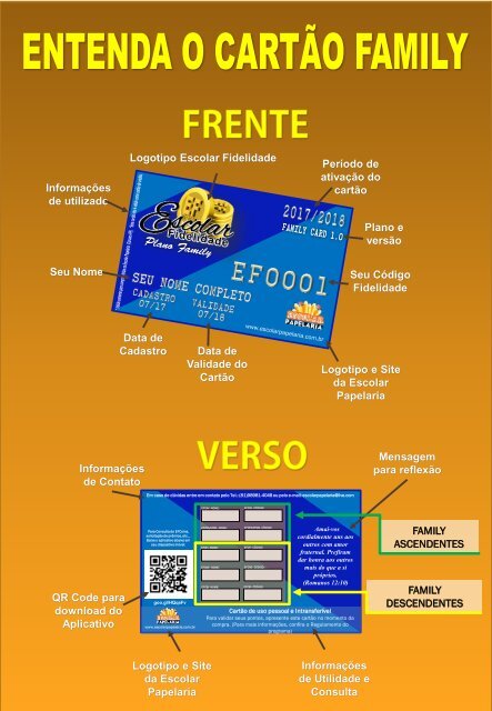 Catálogo Escolar Fidelidade (Plano Family) - Outubro 2017