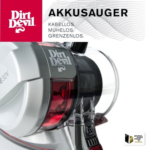 Dirt Devil Cavalier Reach - Dirt Devil Produktkatalog Kabellose Handstaubsauger