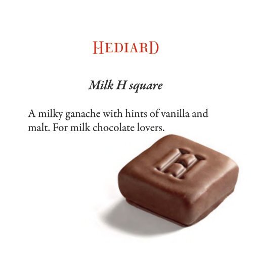 Hediard Chocolates Catalog