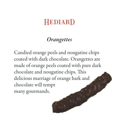 Hediard Chocolates Catalog