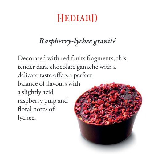 Hediard Chocolates Catalog