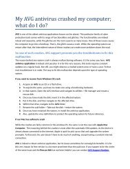 My AVG antivirus crashed my computer; what do I do?