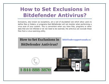 How to Set Exclusions in BitDefender Antivirus?