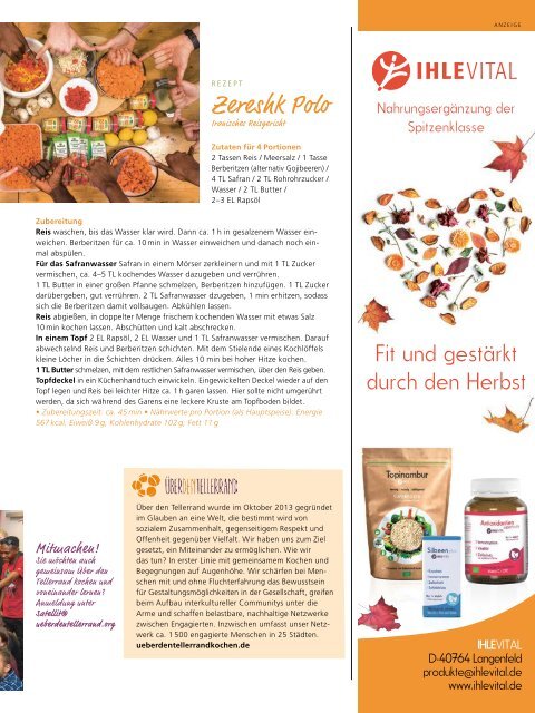 Alnatura Magazin Oktober 2017