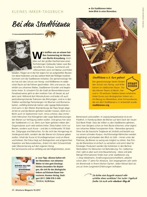 Alnatura Magazin Oktober 2017