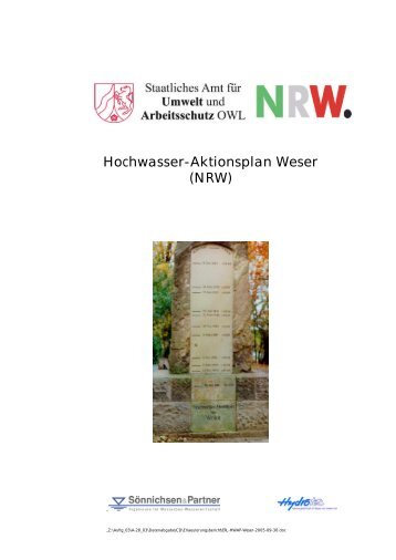 Hochwasser-Aktionsplan Weser (NRW) - Aktuell