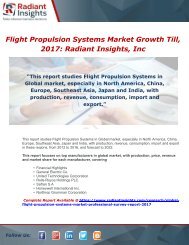 Global Flight Propulsion Systems Market Professional Survey Report 2017