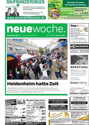 04.10.2017 Neue Woche