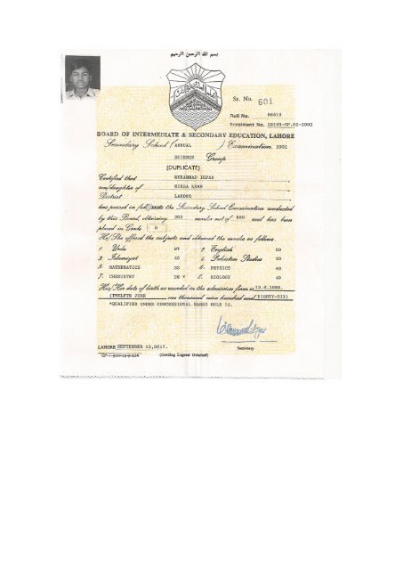 CERTIFICATE OF SECONDARY SCHOOL certificate-of-secondary-school