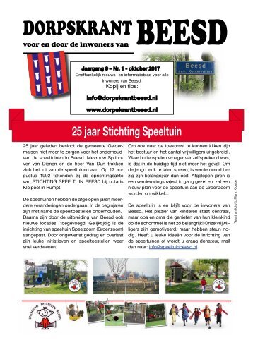 DORPSKRANT BEESD – JAARGANG 9 - NR.1