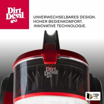 Dirt Devil INFINITY REBEL54HFC - Dirt Devil Produktkatalog Rebel Serie Staubsauger mit und ohne Beutel