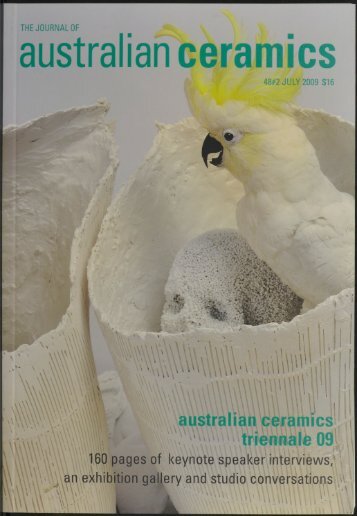 The Journal of Australian Ceramics Vol 48 No 2 July 2009