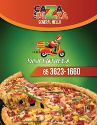 CARDÁPIO CAZA PIZZA