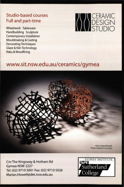 The Journal of Australian Ceramics Vol 48 No 3 November 2009