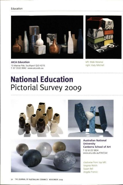 The Journal of Australian Ceramics Vol 48 No 3 November 2009