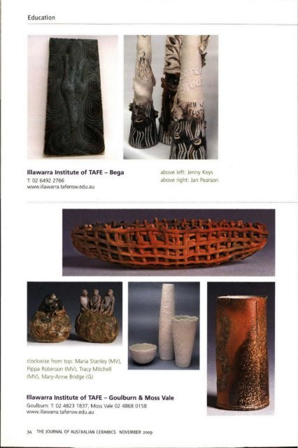 The Journal of Australian Ceramics Vol 48 No 3 November 2009