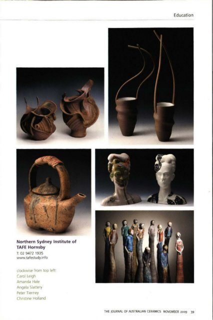 The Journal of Australian Ceramics Vol 48 No 3 November 2009