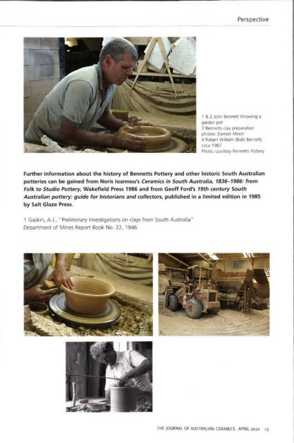 The Journal of Australian Ceramics Vol 49 No 1 April 2010