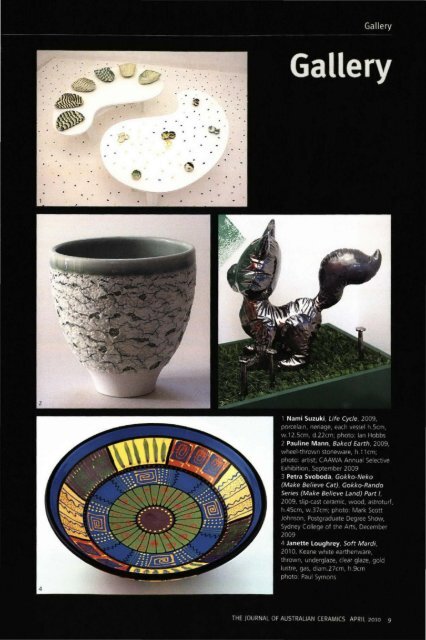 The Journal of Australian Ceramics Vol 49 No 1 April 2010