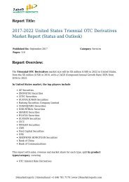 Triennial OTC Derivatives Market Report