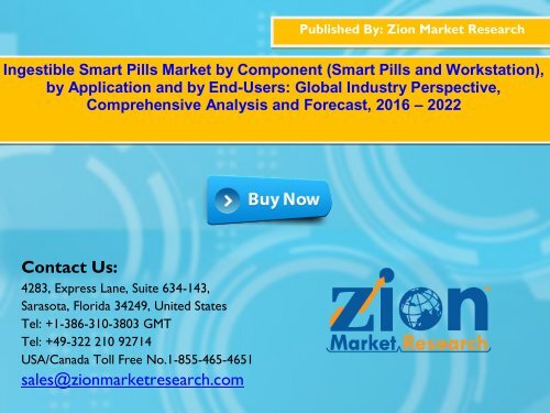Global Ingestible Smart Pills Market, 2017–2022