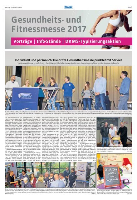 Wochen-Kurier 40/2017 - Lokalzeitung für Weiterstadt und Büttelborn