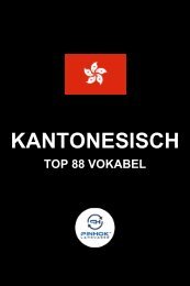 Kantonesisch Top 88 Vokabel