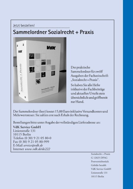 Sozialrecht + Praxis - Ausgabe April 2017