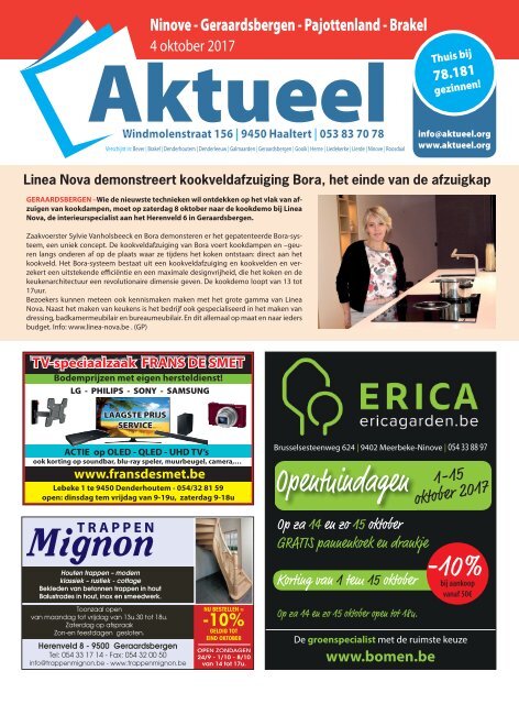 Editie Ninove 4 oktober 2017