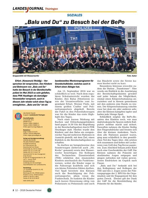 DP Landesjournal Thueringen Ausgabe Dezember 2012