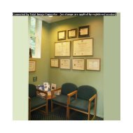 Waiting area and accolades display at Cazes Family Dentistry, LLC