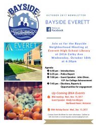 October 2017 Bayside Everett News
