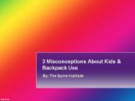 3 Misconceptions About Kids & Backpack Use