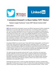 Customized Demand’s to Boost Indian NIPT Market