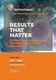 Partner You Research with the Leading Biomarker Laboratory 