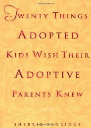 Read [PDF] Twenty Things Adopted Kids Wish Their Adoptive Parents Knew Full ePub online