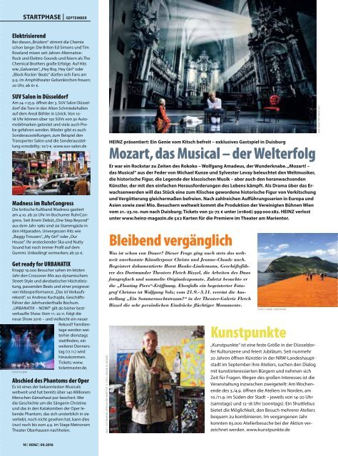 HEINZ Magazin Dortmund 09-2016