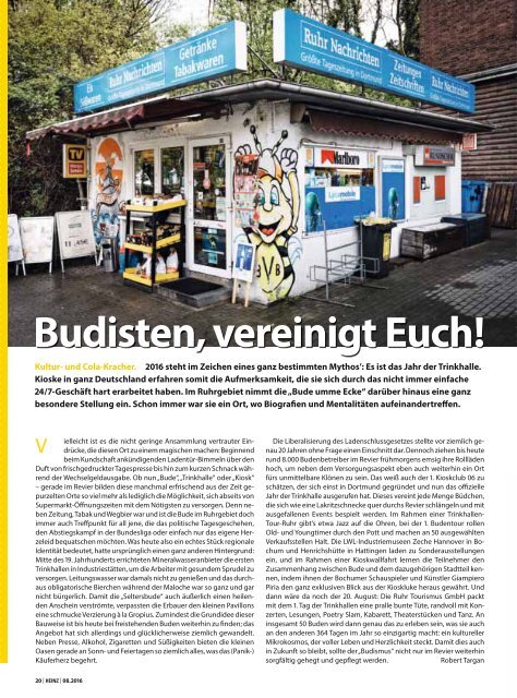 HEINZ Magazin Essen 08-2016