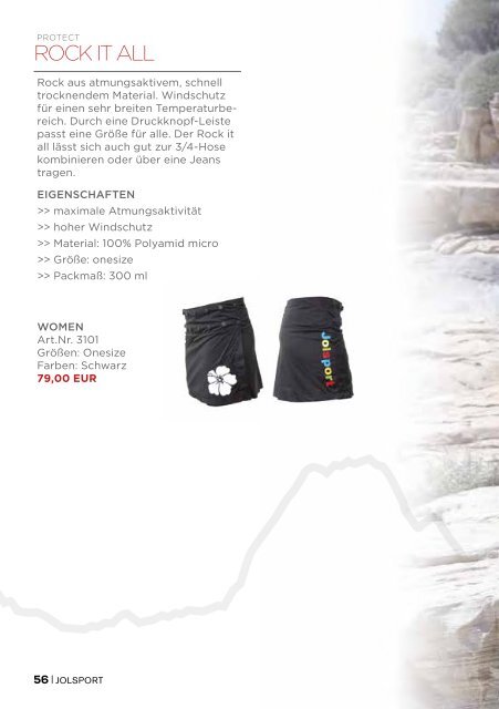 JOLsport Produktkatalog Nr. 8