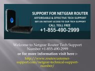Netgear router technical support +1-855-490-2999