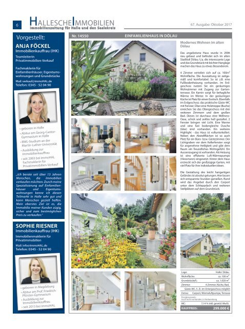 Hallesche-Immobilienzeitung-Ausgabe  67, Oktober 2017
